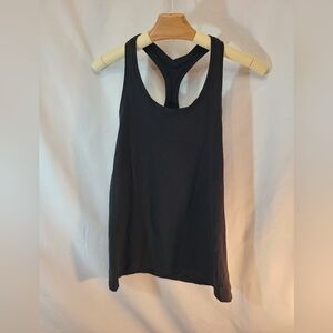 Lululemon Racerback Solid Black Tank W/O Built-in Bra